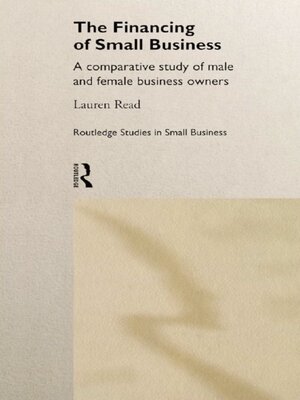cover image of The Financing of Small Business